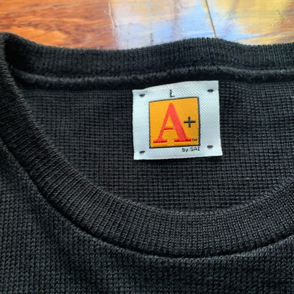 A+ By Sai Woman’s Black Crop Top Size L - Picture 3 of 3